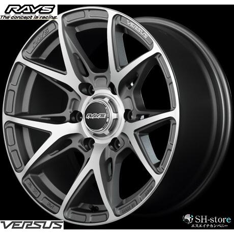 レイズ ベルサス VV21SX 6Hモデル マットダイヤモンドカット 17 レイズ ベルサス VV21SX 6Hモデル マットダイヤモンドカット 17