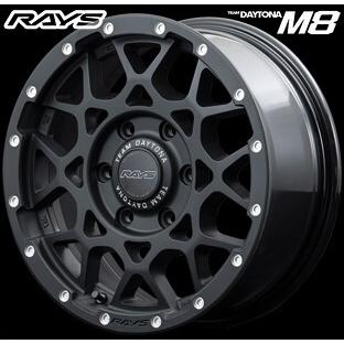 レイズ デイトナM8 マットブラック 16インチ【厳選輸入215/65R16