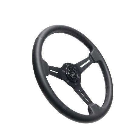 レアル(REAL) スポーツ ノーマルタイプ 汎用ステアリング オールレザー