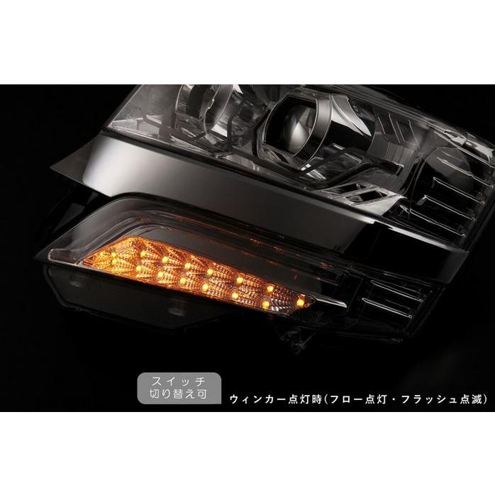 流星バージョン 3DエンジェルアイヘッドライトユニットVer2 N-BOX 