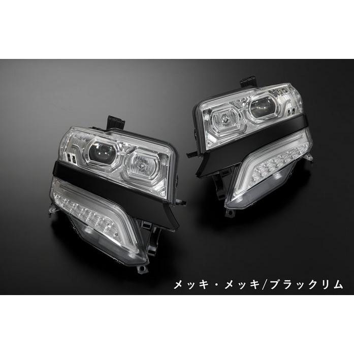 流星バージョン 3DエンジェルアイヘッドライトユニットVer2 N-BOX 