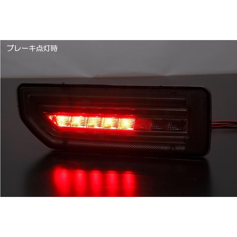 ジムニー JB23W(1~10型)専用リアファイバー LED クリアテールランプ JB23 ジムニー 抵抗付 フル LED ファイバー テール クリア H10