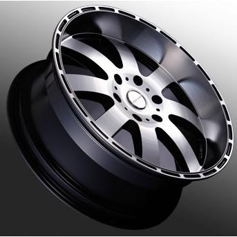 REVERSON レベルソン DR8シリーズ マットブラックポリッシュ 17インチ