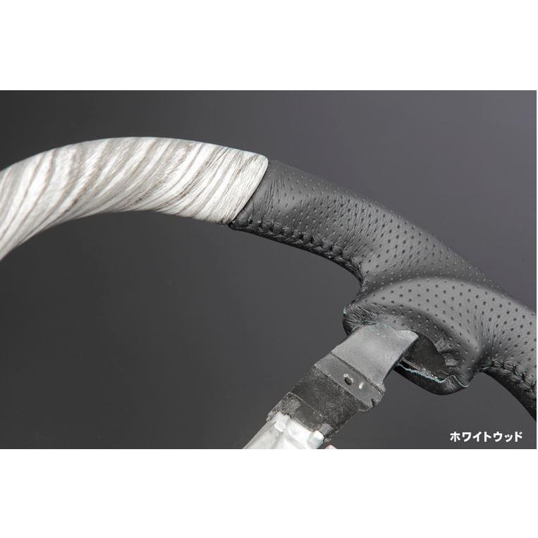 リアルカーボン】D型ガングリップステアリングパンチングレザー 本革