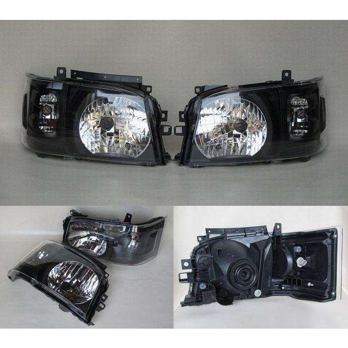 200系ハイエース1〜2型専用】DEPO製ヘッドライトAssy艶消し 200系ハイエース1〜2型専用】DEPO製ヘッドライトAssy艶消し