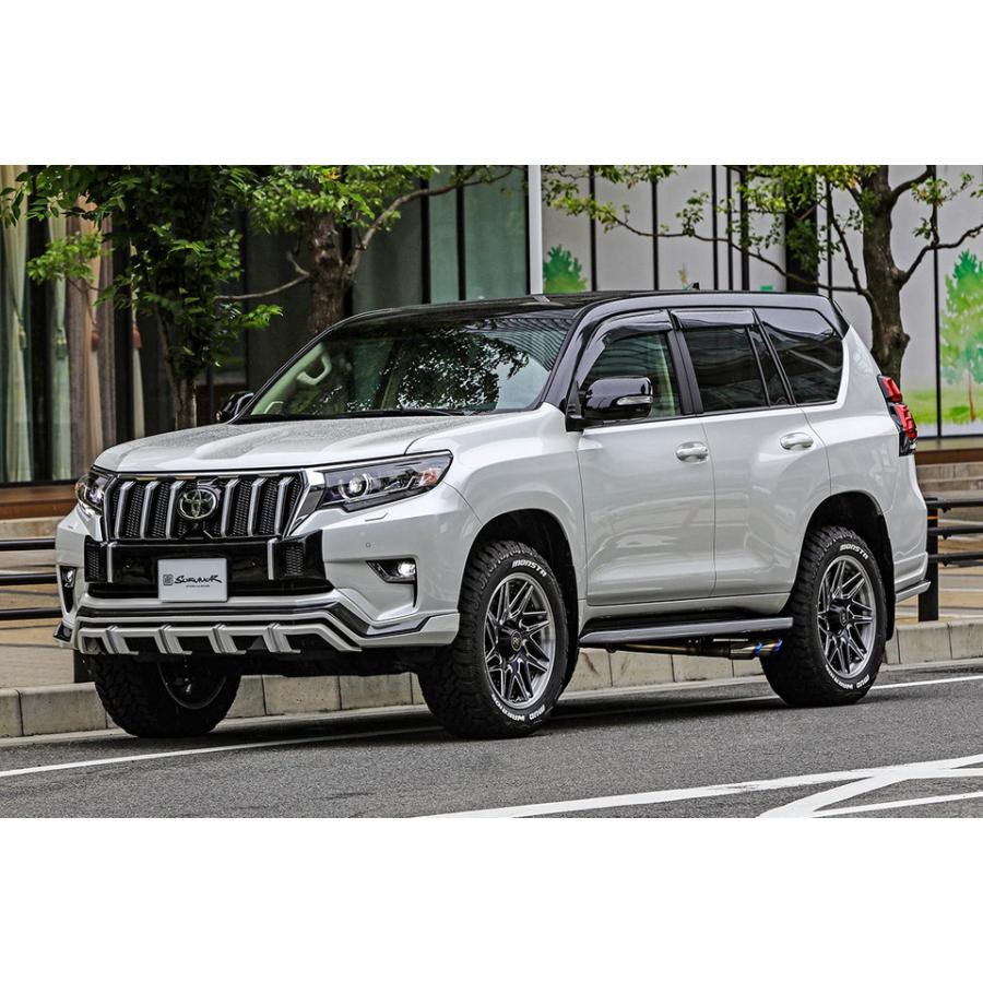 150系ランドクルーザープラド後期フロントハーフスポイラー/リアハーフ