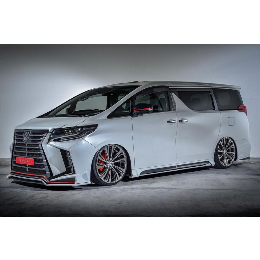 30系アルファード前期・後期共通リアバンパースポイラー未塗装(LED