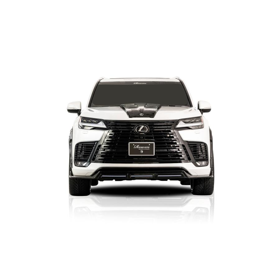 レクサスLX600ボンネットフードカバーカーボン製・FRP製【ROWEN/ロエン