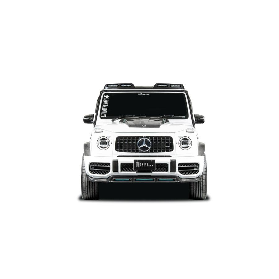 W463A G63/350/400d Gクラス(2018.6-)フロントルーフスポイラーLED