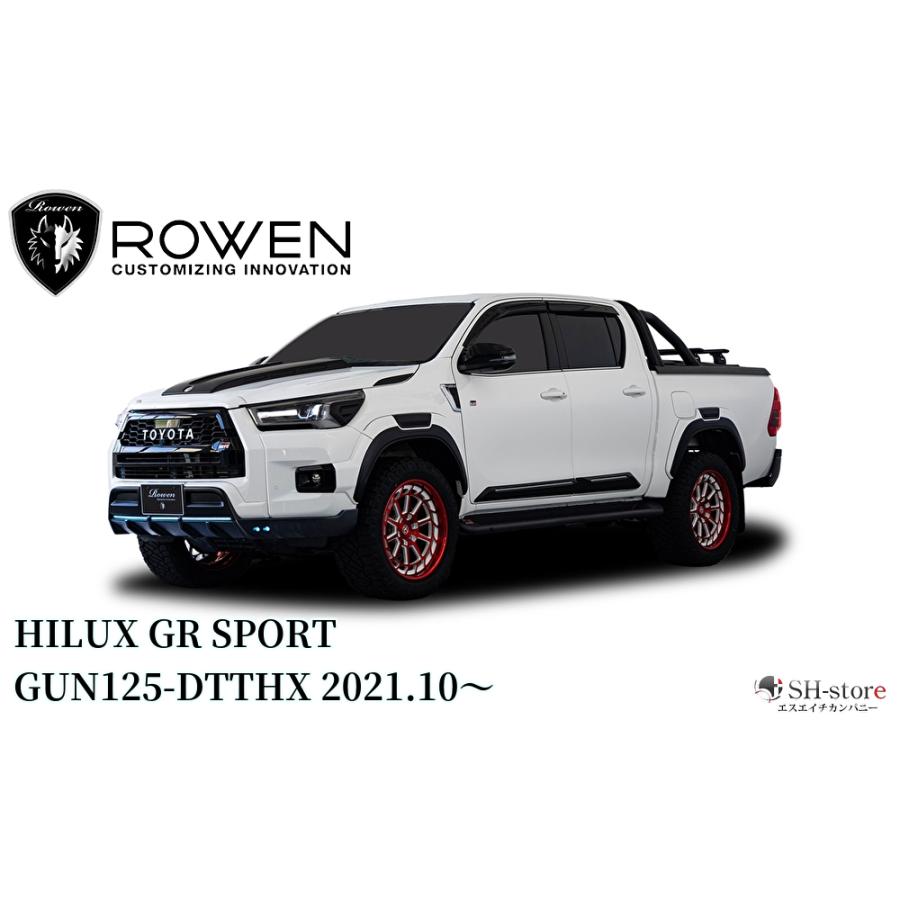 ハイラックスGRスポーツ ボンネットフードカバーFRP未塗装/単色塗装