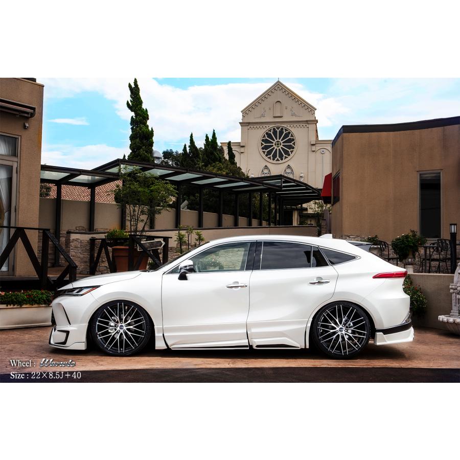 80系ハリアー マークレスグリルFRP未塗装/単色塗装済み【ROWEN/ロエン