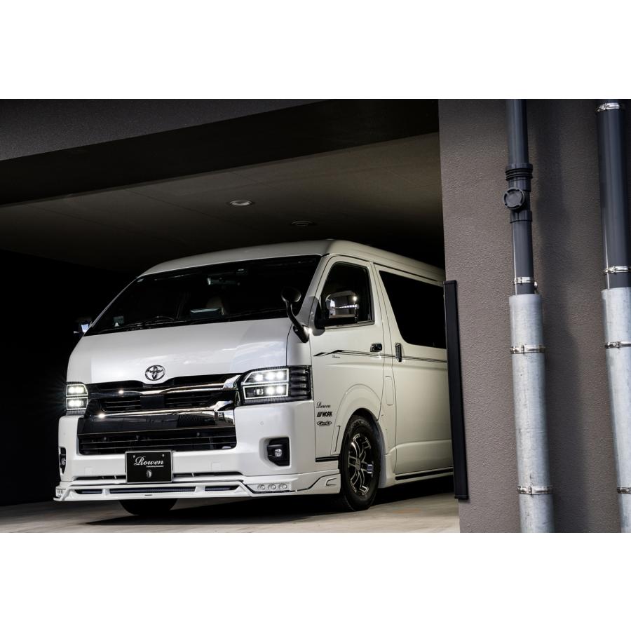 200系ハイエース4〜8型【ワイドボディ】リアバンパースポイラー