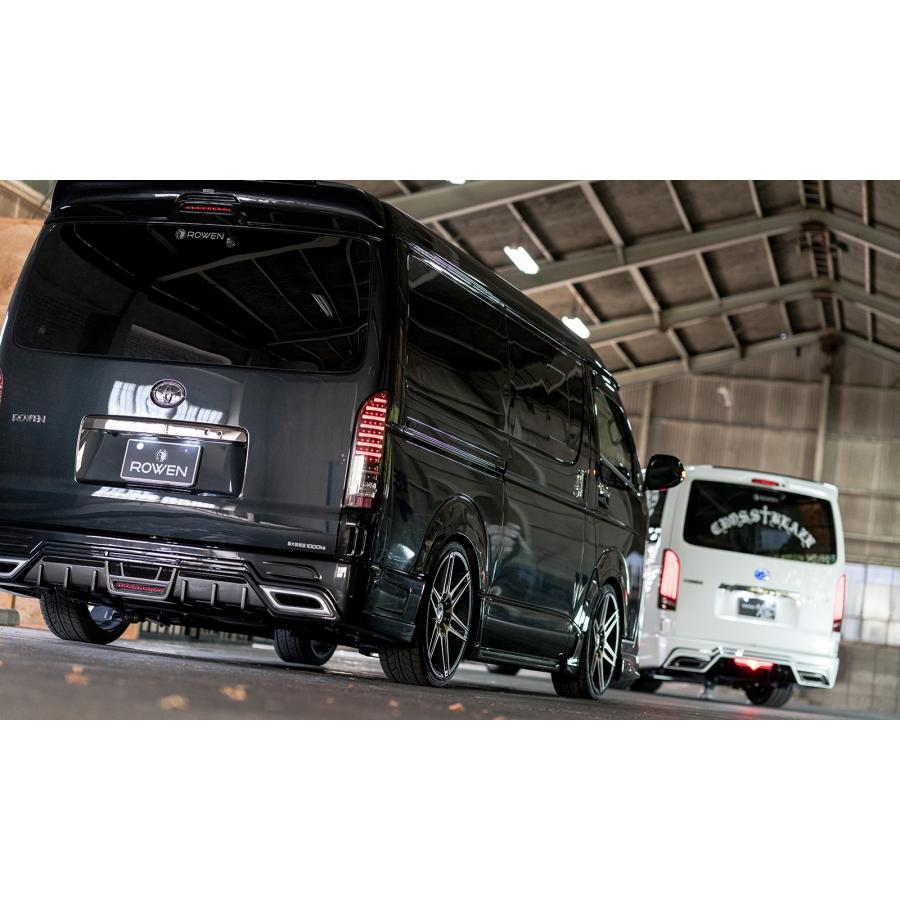 200系ハイエース4〜8型【ワイドボディ】リアバンパースポイラー