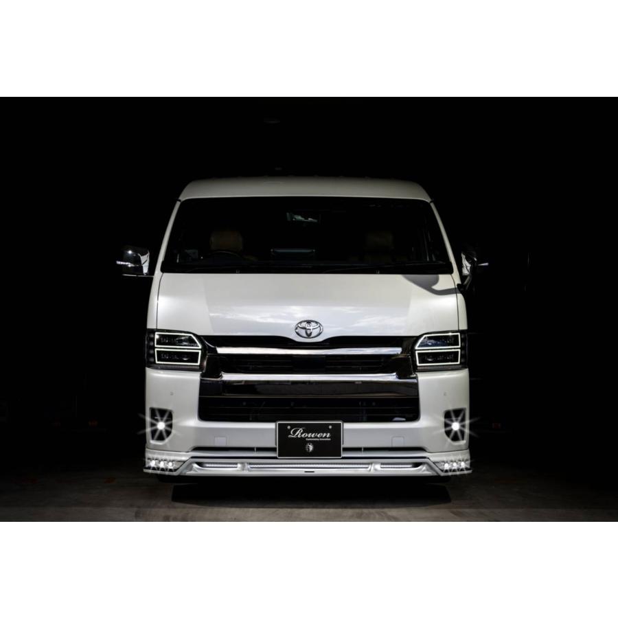 200系ハイエース4〜8型【ワイドボディ】リアルーフスポイラータイプ2