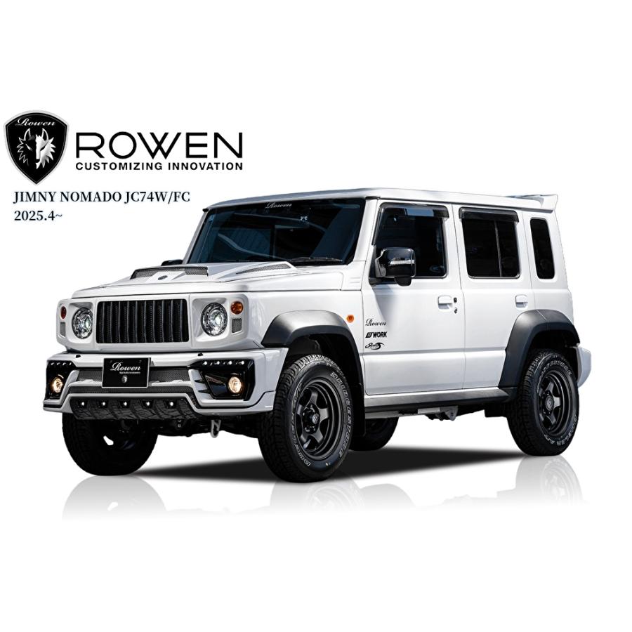 ジムニーノマドJC74W フロントバンパースポイラーLEDランプ付属【塗装