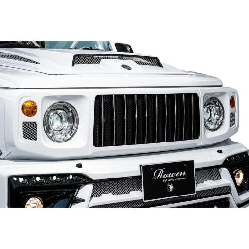 ジムニーノマドJC74W フロントバンパースポイラーLEDランプ付属【塗装