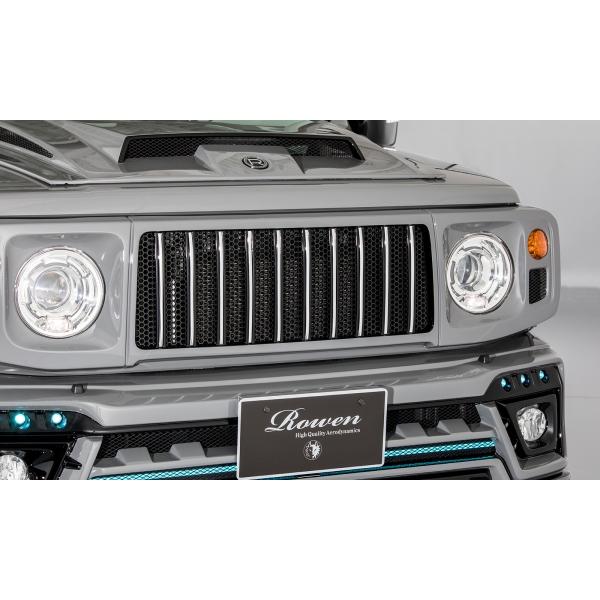 ジムニーノマドJC74W フロントバンパースポイラーLEDランプ付属【塗装