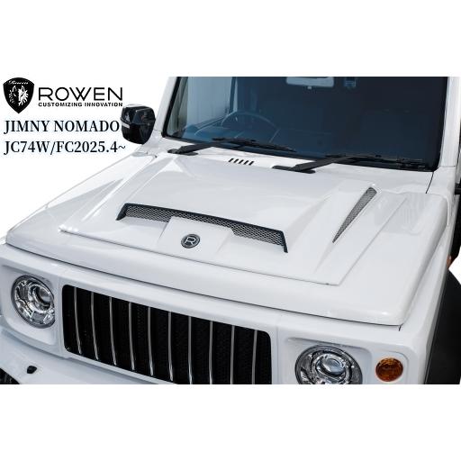 ジムニーノマドJC74W フロントバンパースポイラーLEDランプ付属【塗装