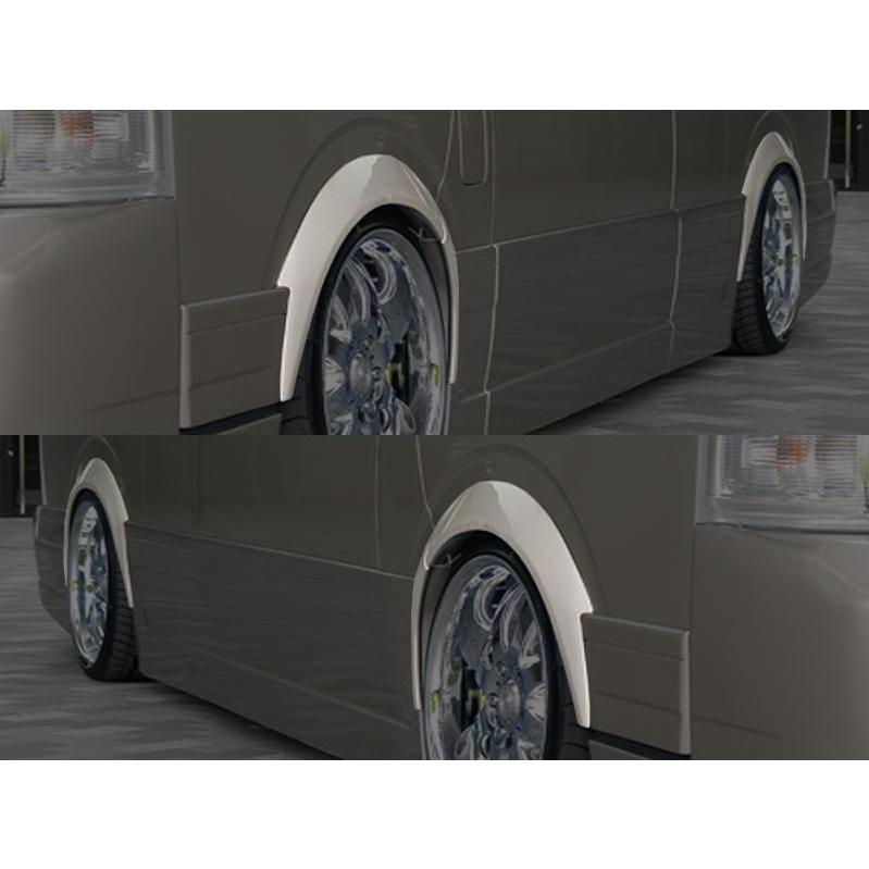ハイエース用オーバーフェンダー パーツパーク | Roadster製新商品、「ハイエース用オーバー