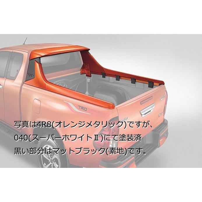 GUN125ハイラックス 海外トヨタ純正 TRDスポーツバー【ホワイト 
