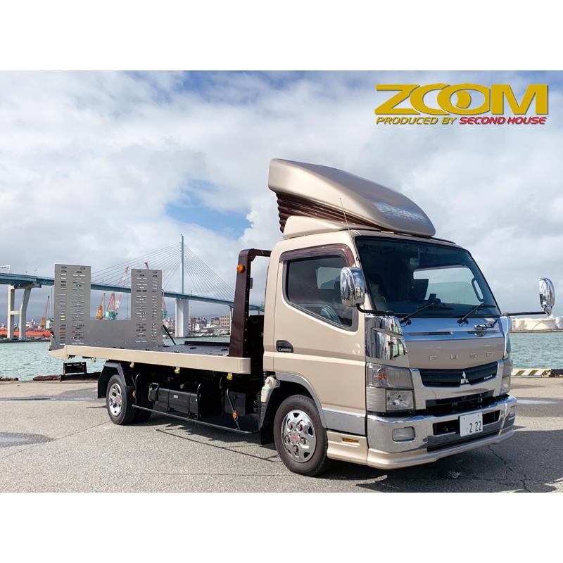 ブルーテックキャンター ZOOMエアロパーツ ZOOMブルーテックキャンターワイドキャブ用フロントハーフスポイラー