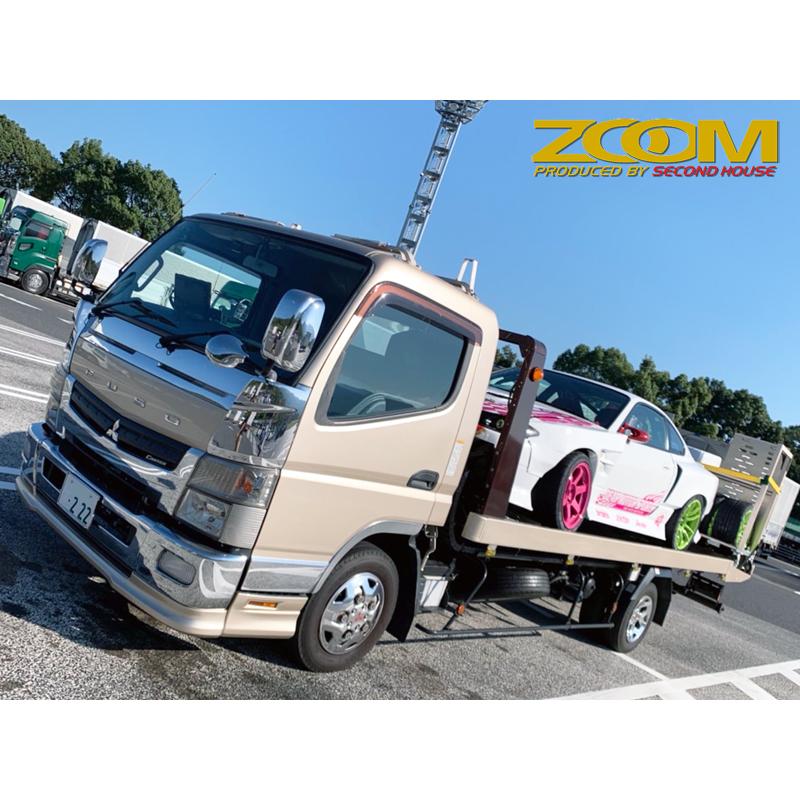 ZOOMブルーテックキャンターワイドキャブ用フロントハーフスポイラー