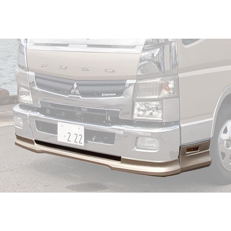 ZOOMブルーテックキャンターワイドキャブ用フロントハーフスポイラー