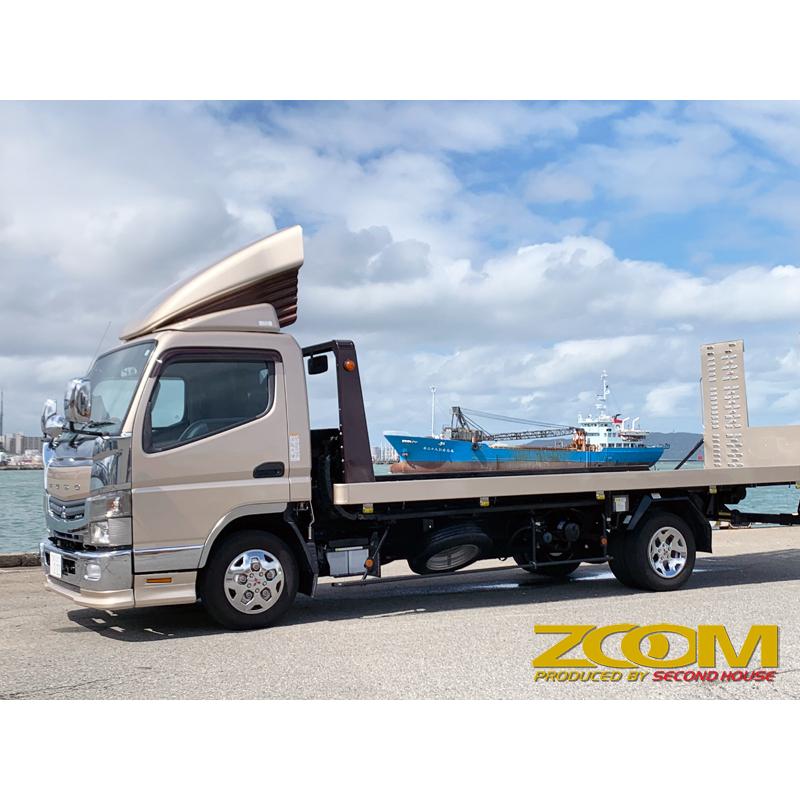 ZOOMブルーテックキャンターワイドキャブ用 ステップカバー単品【2010