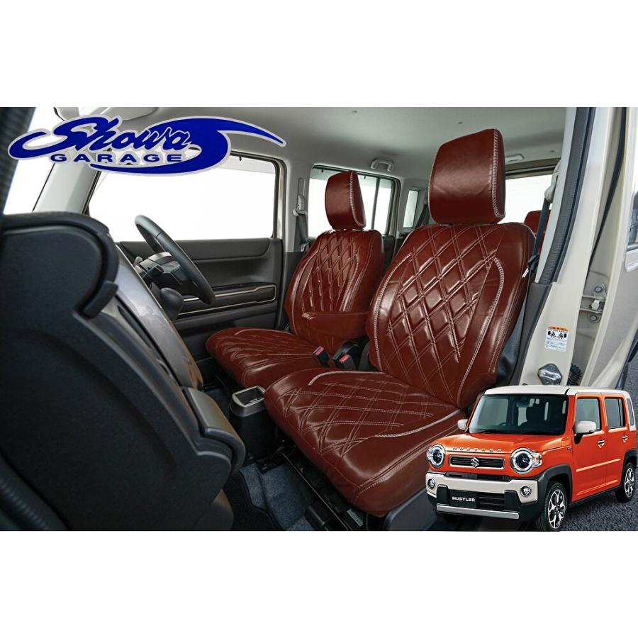 MR52S/MR92Sハスラー専用 オールドシリーズシートカバー【ダーク