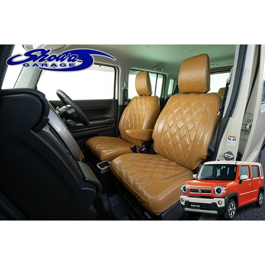 MR52S/MR92Sハスラー専用 オールドシリーズシートカバー【イエロー