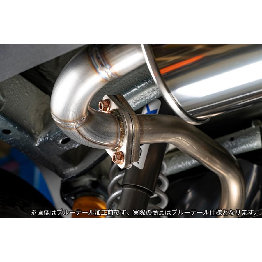 ストリートリアエンドマフラーブルーテール JB64ジムニー・JB74