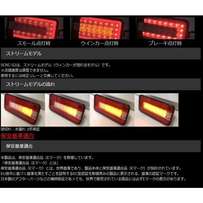 ステラファイブ(StellarV) ストリームモデル 高輝度LEDテールレンズ