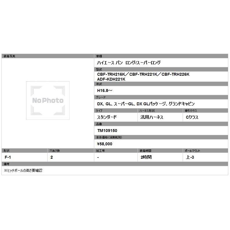 SUNTREXヒッチメンバー タグマスター 200系ハイエースバン ロング