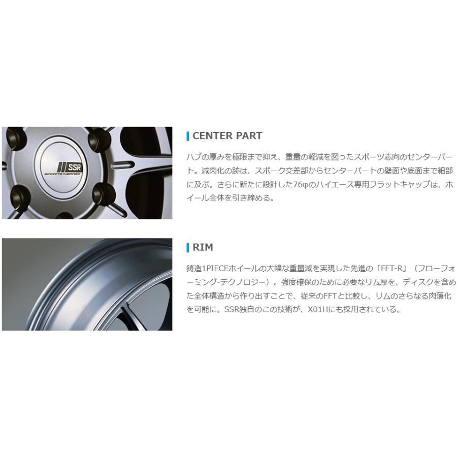 限定スタッドレス SSR DEVIDE ディバイドX01H グロスブラック 17インチ