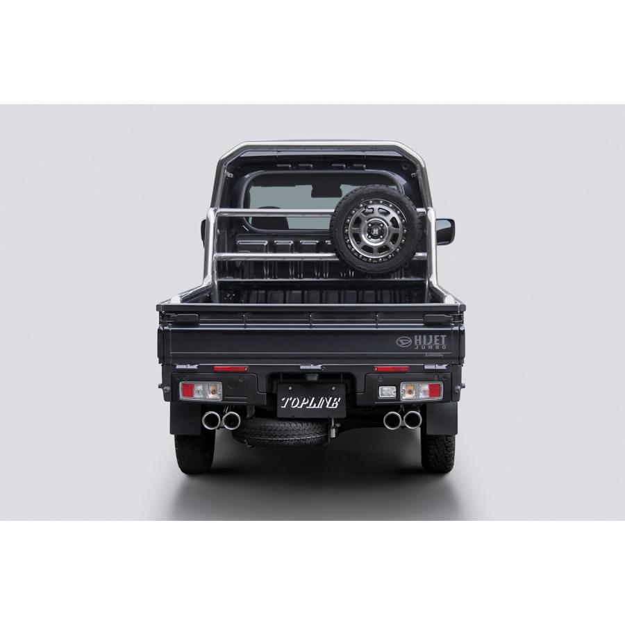 S500系ハイゼットトラック後期専用 左右4本出しマフラー【ステンレス