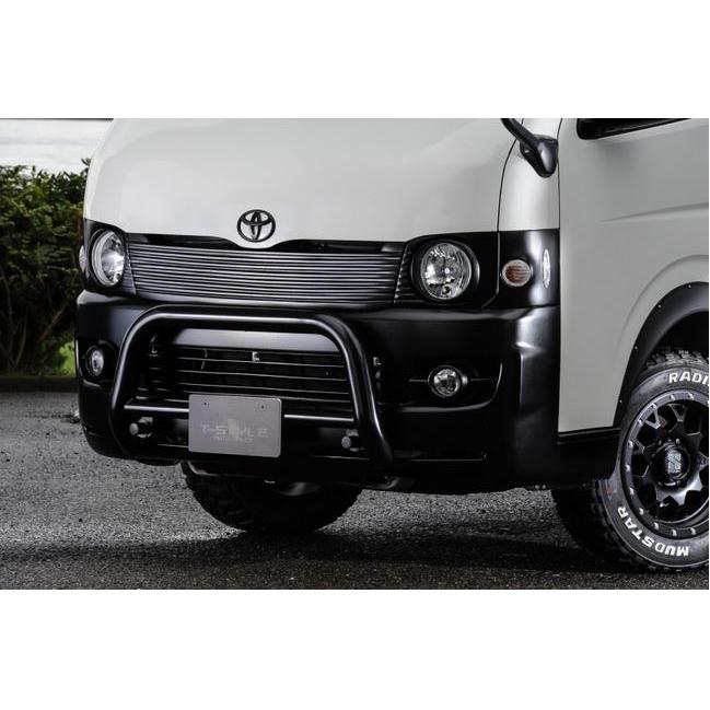 TSDスタイリング バンパーガード（ナロー用） マットブラック 200系