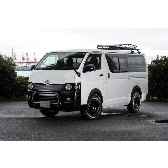 TSDスタイリング バンパーガード（ナロー用） マットブラック 200系