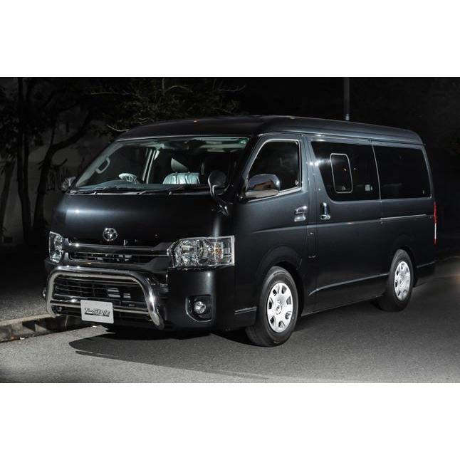 TSDスタイリング バンパーガード（ワイド用） 半艶ブラック 200系