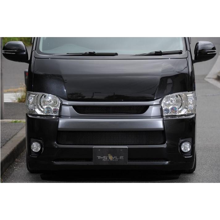 TSDスタイル(T-STYLE) タイプ2ボンネット未塗装 200系ハイエース