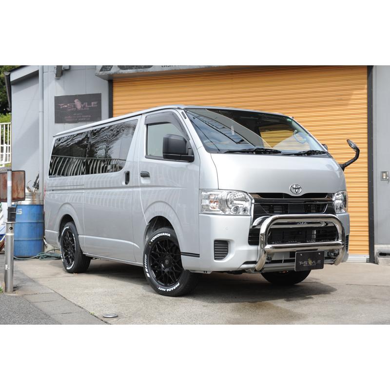 200系ハイエース標準ナローボディ専用 バンパーガードタイプ2クローム
