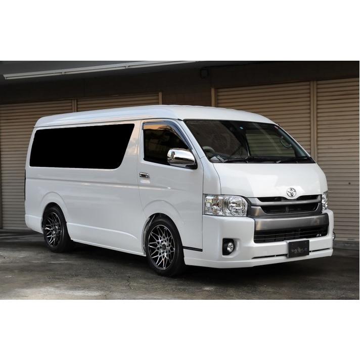 Tスタイル製　フロントグリルメッキ　ハイエース TSDスタイル(T-STYLE) フロントグリル未塗装 200系ハイエース【ワイド