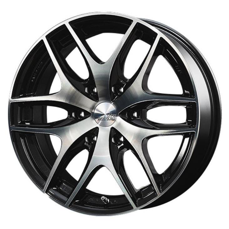 ハイエースに225/55R18 ブラックレーシングホイールセット ハイエースに225/55R18 ブラックレーシングホイールセット