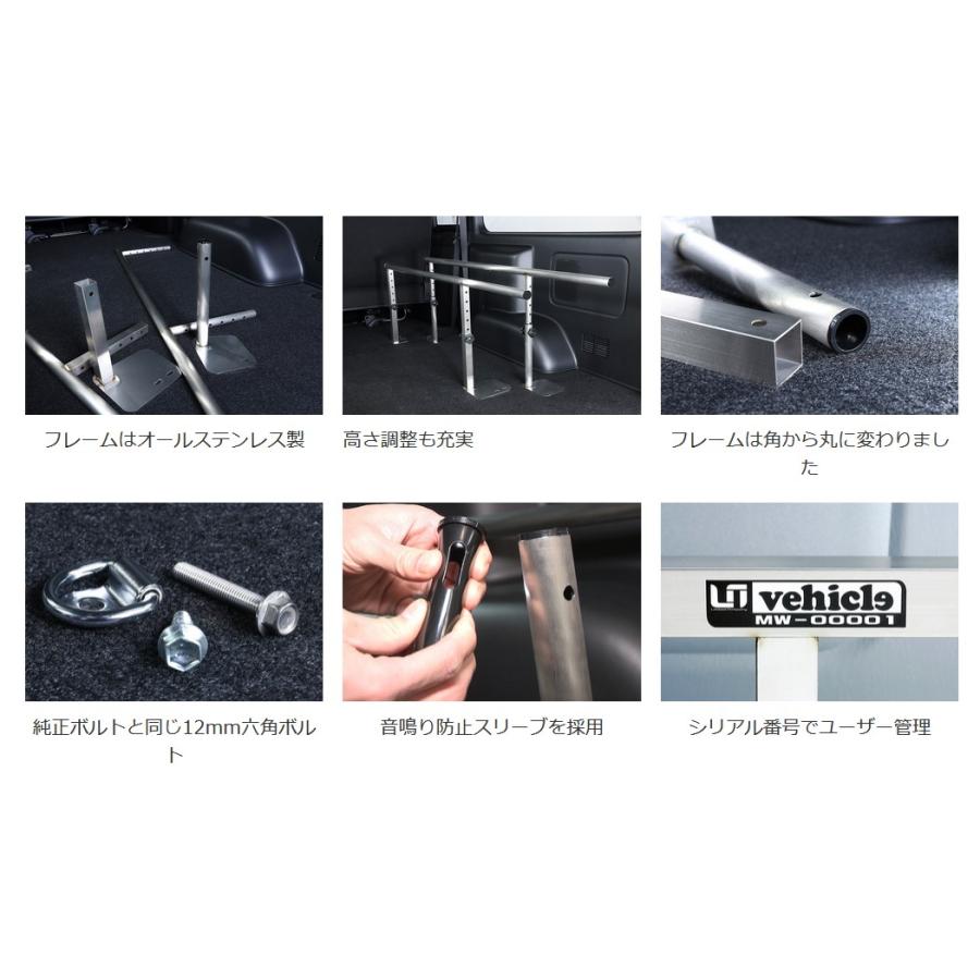 マルチウェイベッドキット2テクセルマット 200系ハイエース 1〜9型
