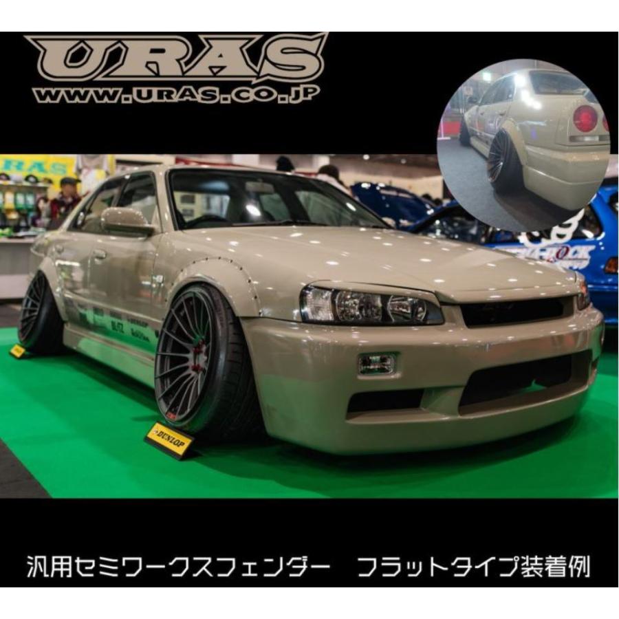 ユーラス(URAS) 汎用セミワークスオーバーフェンダーキット2枚 ユーラス(URAS) 汎用セミワークスオーバーフェンダーキット2枚