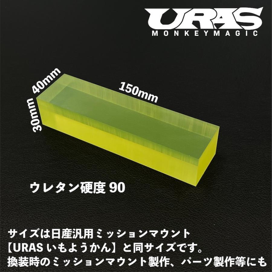 ウレタンブロック(生いもようかん)L=150mm W=40mm H=30mm TR90【URAS