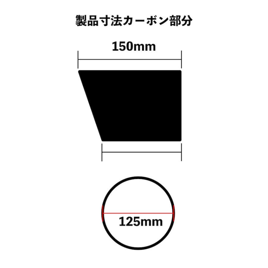 カーボンマフラーエンド(リアルカーボン×ステンレス製マフラーカッター