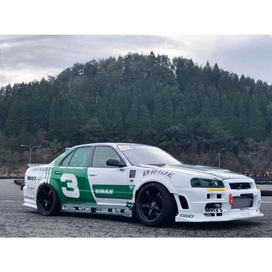 R34スカイラインダミーヘッドライト左右セット【URAS・ユーラス