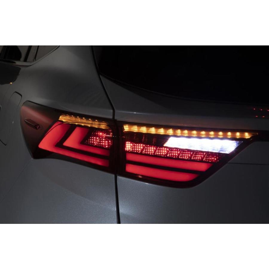 ヴァレンティ(VALENTI) ジュエルLEDテールREVO 【レッドレンズクローム】 60系ハリアー ZSU60/ASU60/AVU65 TT60HAR-HC-1の画像