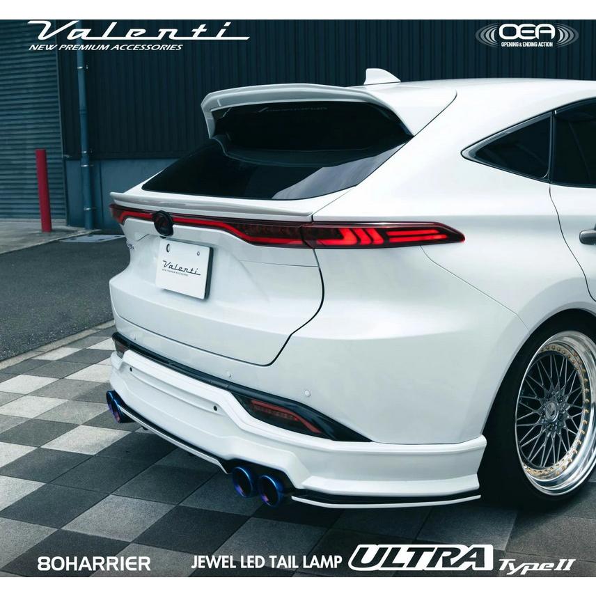 Valenti JEWEL LED TAIL LAMP ULTRA 80ハリアー 80系ハリアー ジュエルLEDテールランプULTRAタイプ2アッパー