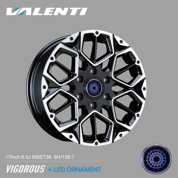 ヴァレンティ(Valenti)ヴィゴラス ブラック 17インチ【215/60R17